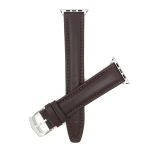 Colour: Brown / Silver Buckle / Silver Adapter