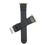 Colour: Black / Silver Buckle / Gold Adapter