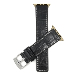 Colour: Black / Silver Buckle / Gold Adapter