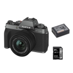 Fuji X-T200 Dark Silver with 15-45mm with Battery and 64gb SD Card