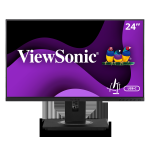 Viewsonic 24" 1080p Ergonomique IPS Moniteur d'arrimage avec USB C et RJ45 et Daisy Chain IPS Moniteur (VG2456)