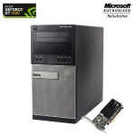 Gaming PC - DELL 7010 Desktop - Intel Core i7@ 3.4GHz, 16GB RAM, 256GB SSD, Windows 10 Pro, NVIDIA GT1030 2GB - Refurbished