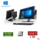Dell Optiplex 990 SSF Computer with 19" LCD Monitor, Intel Core i5-2400-3.0Ghz, 8GB, 1TB HDD, DVD drive - Refurbished