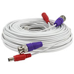 Swann 60m (196.85 ft.) Cable d'extension de caméra de sécurité avec BNC Adaptateur (SWPRO-60ULCBL-GL)