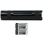 Cris XP-E LED - 220 Lampe de poche Lumens (S06) + 2 x Panasonic CR123 Piles