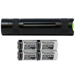 Cris XP-E LED - 220 Lampe de poche Lumens (S06) + 4 x Panasonic CR123 Piles