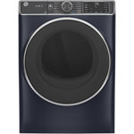 GE 7.8 Cu. Ft. Séchoir électrique empilable de grande capacité avec détection d'humidité, PowerSteam, Energy Star & Wi-Fi (GFD85ESMNRS) - Bleu saphir
