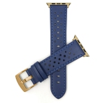 Colour: Blue / Gold Buckle / Gold Adapter