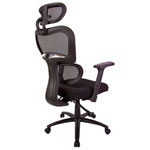 TygerClaw Ergonomic High-Back Mesh Executive Chair - Black