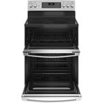 GE 30" 6.6 Cu. Ft. Double Oven 5-Element Freestanding Electric Range (JBS86SPSS) - Stainless