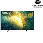 Open Box - Sony 75" X750H 4K UHD HDR10 LED Android TV Smart TV (KD75X750H) - 2020 - Great for Gaming & Streaming