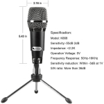 Fifine Plug &Play Home Studio USB Condenser Microphone for Skype, Recordings - Open Box