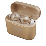 Toshiba Truly Wireless Active Noise Cancelling Earbuds - Rose Gold