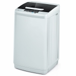 Costway Portable Full-Automatic Washer & Dryer Combo 8.8 lbs Spin Washer w/ Drain Pump