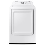 Samsung 7.2 Cu. Ft. Electric Dryer with Moisture Sensing, 8 Drying Cycles & Quick Dry (DVE45T3200W) - White