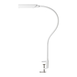 Reliable UberLight Flex 3100TL Task Light, LED Portable Desk Light with Clamp, USB Connection, White