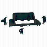 Metra 95-7526B Double DIN Black Stereo Dash Kit
