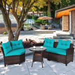 Colour: Dark Brown/Turquoise