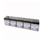 Eaton UPS Model Powerware Prestige EXT 1000 Compatible - High-Rate Discharge Series Replacement Battery Backup Set - UPSANDBATTERY™