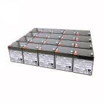 Eaton UPS Model Powerware PW5125-120EBM Compatible - High-Rate Discharge Series Replacement Battery Backup Set - UPSANDBATTERY™