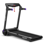 Gymax Folding Electric Treadmill 3.0HP Exercise Running Machine w/ App Control