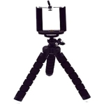 Flexible Mini Phone Tripod Sponge Octopus for Mobile & Camera, Black