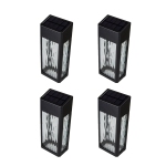 Classy Caps Black Aluminum Lancaster Deck & Wall Light SWL888 (4 Pack)