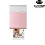 Open Box - Canon SELPHY QX10 Square Compact Photo Printer - Pink