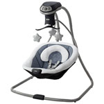 Graco Simple Sway LX Swing - Navy Blue