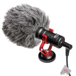 Boya BY-MM1 Cardioid Condenser Microphone with Camera Cold Shoe Mount