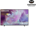Open Box - Samsung 65" 4K UHD HDR10+ QLED Tizen Smart TV (QN65Q60AAFXZC) - 2021 - Titan Grey - Great for Streaming & Gaming