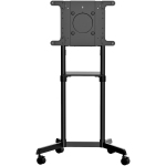 StarTech Mobile TV Cart, Portable Rolling TV Stand, 37-70 inch VESA Display Mount (MBLTVSTNDEC)
