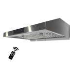 CROWN PRO-BF03 30 "Hood, 800 CFM, Stainless Steel with Remote Control