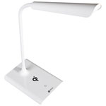 OttLite ClearSun Traditional LED Lampe de bureau avec recharge sans fil Qi - blanc