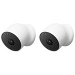 Google Nest Cam (Battery) Wire-Free Indoor/Outdoor Security Camera - 2 Pack - White