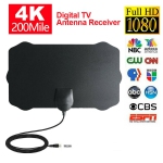 ISTAR 200 Miles Range Digital TV Antenna 1080P HD Skywire 4K Antena Digital Indoor HDTV