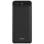 Compact Kopplen 20,000 mAh Double USB Banque d'électricité - noir