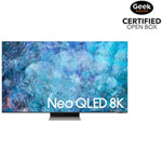 Open Box - Samsung 65" 8K UHD HDR Mini-LED Tizen Smart TV (QN65QN900AFXZC) - 2021 - Stainless Steel - Great for Gaming & Streaming