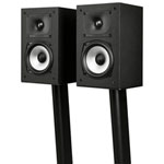 Polk Audio Monitor XT15 150-Watt Bookshelf Speaker - Pair - Midnight Black