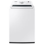 Open Box (Scratch & Dent) Samsung 5.0 Cu. Ft. (IEC) Top Load Washer Agitator with Smart Care and Diamond Drum (WA44A3205AW) - White