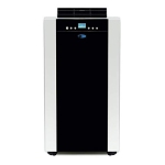 Whynter 3-in-1 Portable Air Conditioner - 14000 BTU (500 sq ft Coverage) - 56dB, Heat, Remote - Black, Platinum