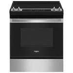 Whirlpool 30" 4.8 Cu. Ft. Slide-In Electric Range (YWEE515S0LS) -Stainless -Open Box -Perfect Condition