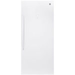 GE 21.3 Cu. Ft. Frost-Free Upright Freezer (FUF21SMRWW) - Open Box - Scratch & Dent