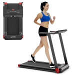 Superfit Folding Electric Treadmill Compact Walking Running Machine w/APP Control Speaker