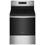Whirlpool 30" 5.3 Cu. Ft. Electric Air Fry Range (YWFE550S0LZ) -Stainless -Open Box -Scratch & Dent