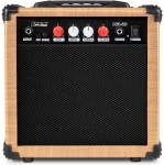 LyxPro 40 Watt Electric Guitar Amplifier | Combo Solid State Studio & Stage Amp with 8” 4-Ohm Speaker, Custom EQ Controls, Drive, Delay, ¼” Passive/Active/Microphone Inputs, Aux In & Headphone Jack