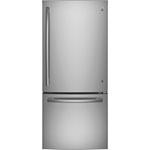 GE 30" 21 Cu. Ft. Bottom Freezer Refrigerator (GDE21DYRKFS) - Stainless Steel