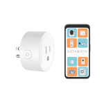 INSTACHEW, Pureconnect Smart Plug, App Enabled, Google Assistant and Alexa Compatible, Smart Converter, Smart Adapter