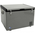 Whynter FM-65G 65 Quarter Portable Refrigerator, AC 110V/ DC 12V True Freezer for Car, Home, Camping, RV-8°F to 50°F, One Size, Gray