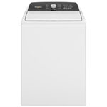 Open Box (Scratch & Dent) Whirlpool 5.2 Cu. Ft. (IEC) Top Load Washer Agitator with Deep Water Wash and Quick Wash (WTW5015LW) - White